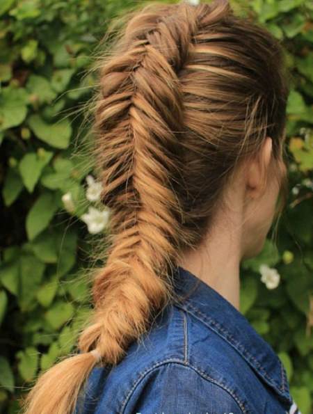 pony up fishtail braid creative fishtail braid hairstyles