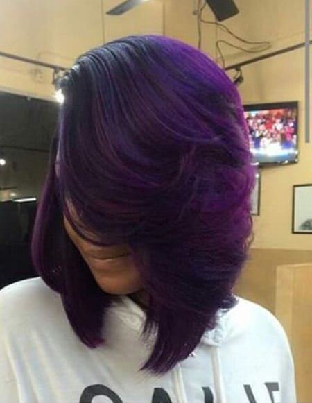 purple ombre with layer lavender ombre hair and purple ombre