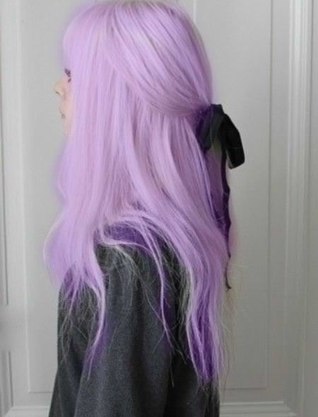 purple pastel hair color