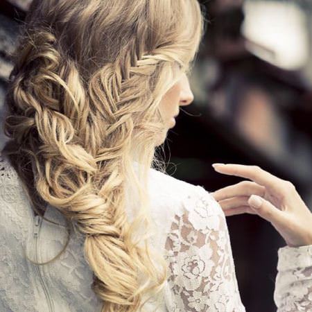 relaxed blonde fishtail blonde hairstyles