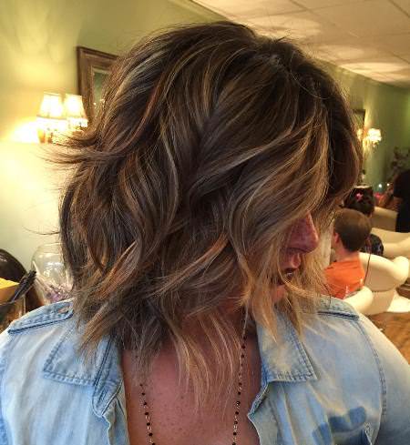 shaggy bob haircuts with defined waves