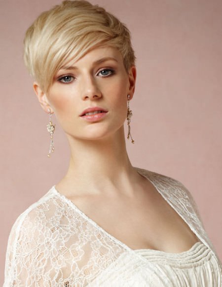 short blonde pixie short haircuts for thick hair