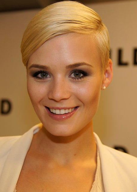 short haircut with side par short hairstyles for women