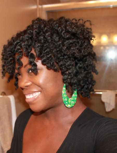 short twist out easy hairstyles for natural hair