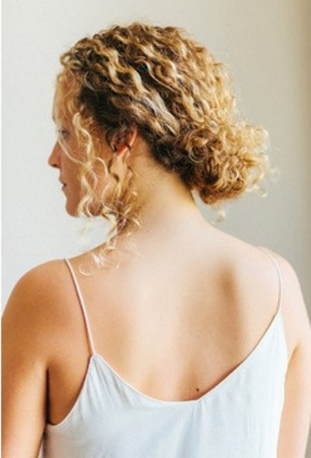 simple and quick updo for curly hair updos for curly hair