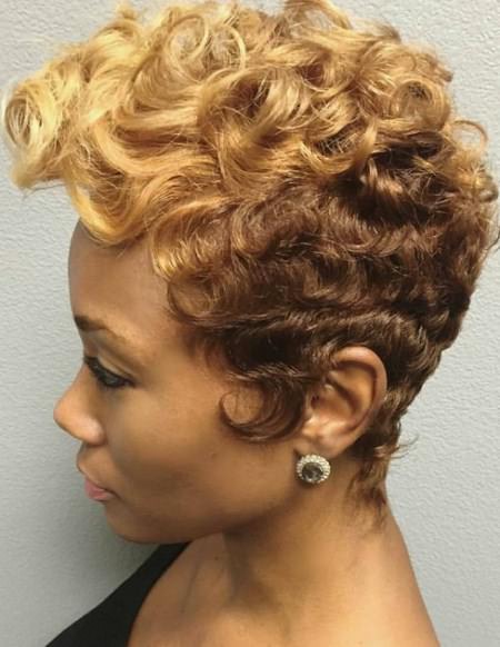 spiral ombre hairstyles for black women