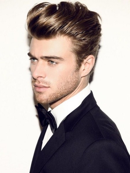 textured pompadour easy hairstyles for men