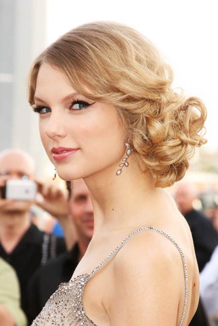 twisted low bun side hairstyles for prom night