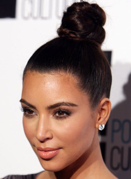 twisted topknot hairstyles for long hair