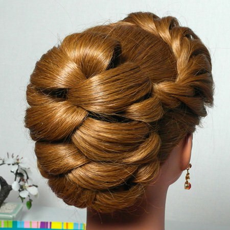 twisted updos for long hair