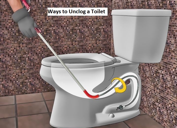 unclog a toilet