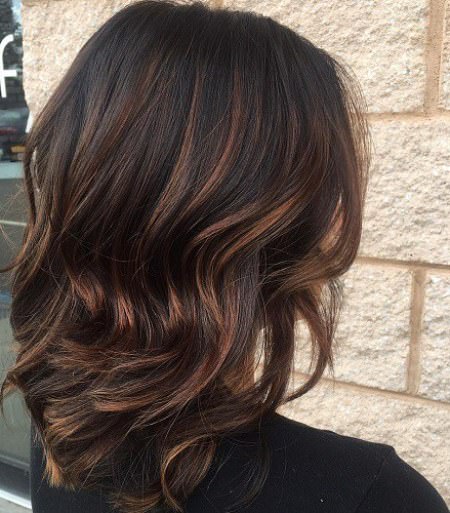 windswept highlights hairstyles for brown hair