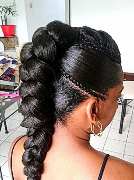 Braided hairstyle for french braid unique hair braidng styles