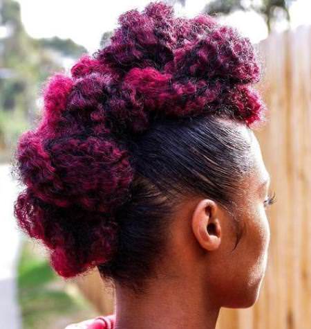 Garden of color natural hair mohawk hairstyles