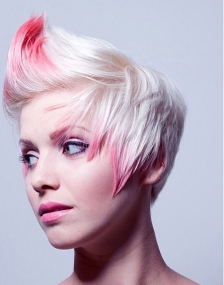 Major magenta haircuts for short spiky haircuts for women
