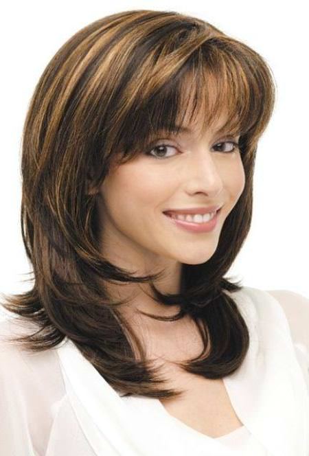 Medium length haircut with bangs medium length hairstyles for women