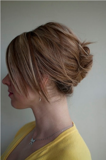Messy twist updos for thin hair