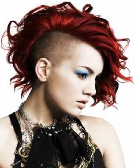 Red mohawk sensational red hair color