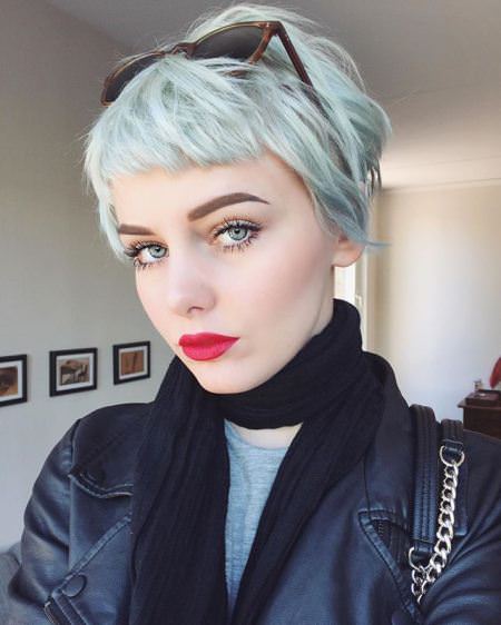 Sexy pastel pixie short haircuts for women