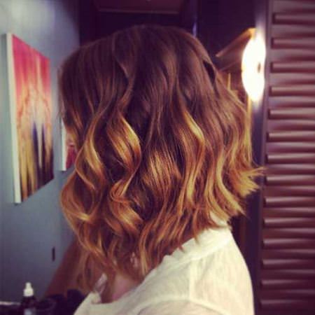 angled short wavy hairstyles for girls