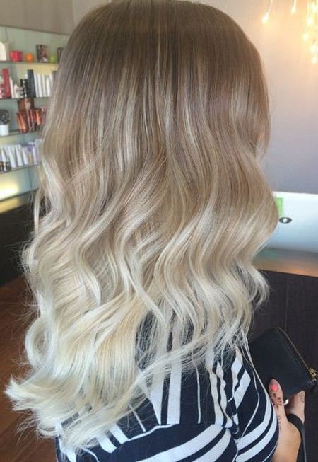 baby blonde ombre ash blonde and silver ombre