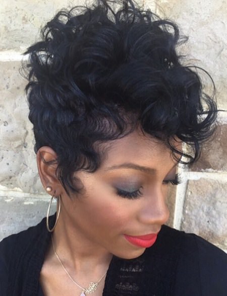 black curls of softness short hairstyles for black women