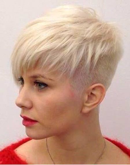blonde pixie with design haircuts for short spiky haircuts for women