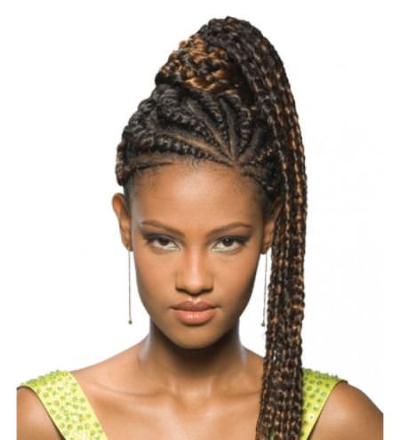 braided ponytail braids for black women
