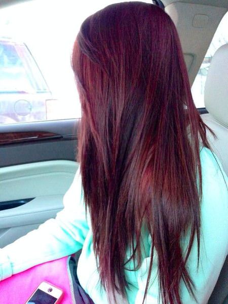 cherry coca cola red ombre hair