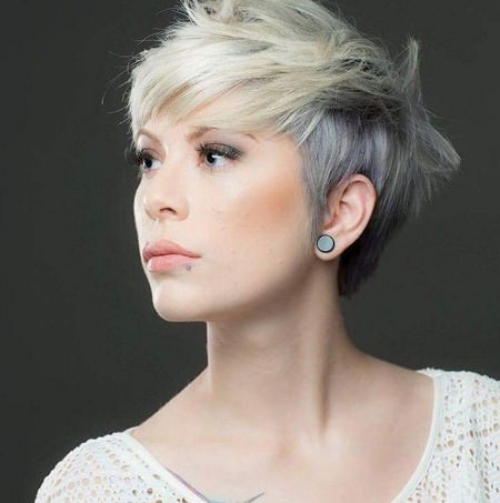 choppy tapered pixie with long bangs choppy pixie cuts