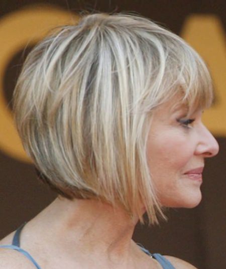 classy layered bob hairstyles for women over 50