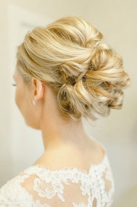 curly twisted updo hairstyles for wedding guests