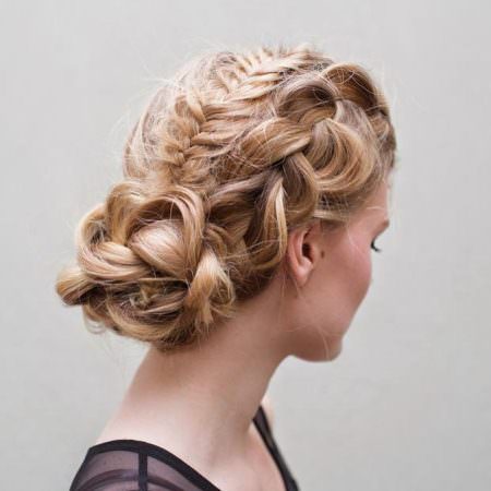 dutch and fishtail braid casual updos for long hair