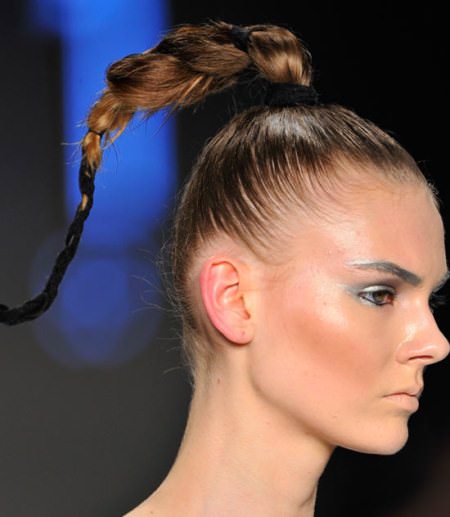 flying ponytail funky hairstyles for girls