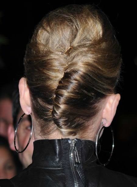 french twist Updo hairstyles for short hair