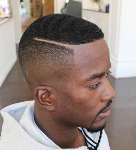 front line fade short hairstyles for men
