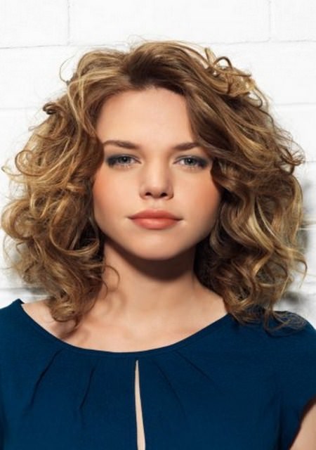 full curls for short hair medium length hairstyles for women