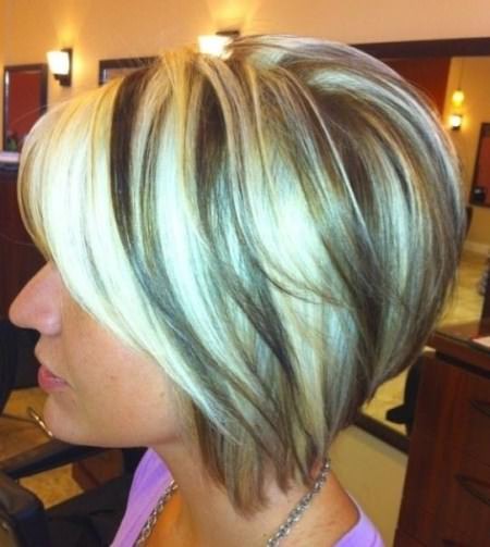 inverted bob short hairstyles for women
