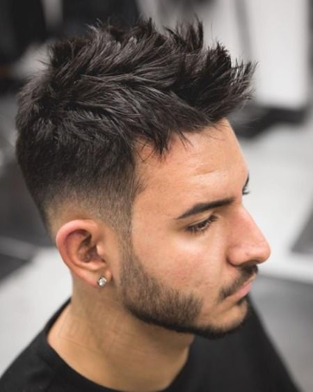 layered faux hawk haircuts for men