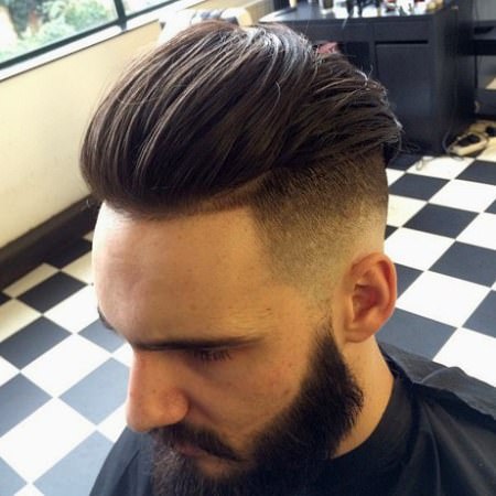 long and straight taper fade cuts for men