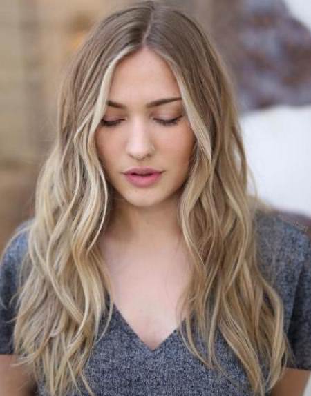 long trendy waves hairstyles for long thin hair