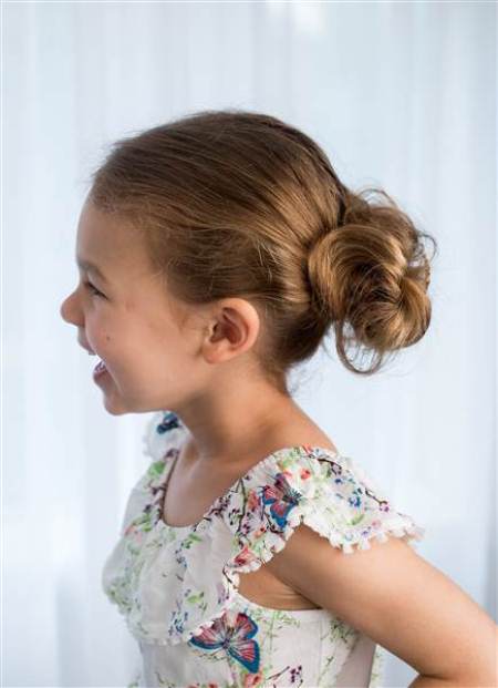 low updo hairstyles for school