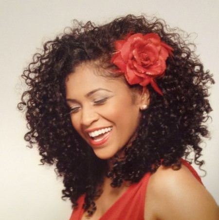 natural curls valentines day hairstyles