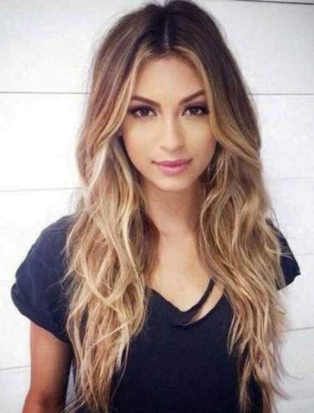 pretty blonde waves hairstyles for long thin hair
