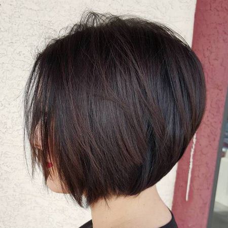 short and full bob short hairstyles for thick hair