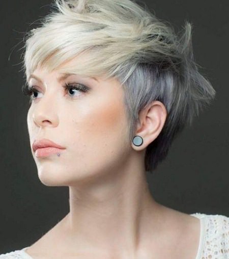 short and funky style pixie haircuts with bangs