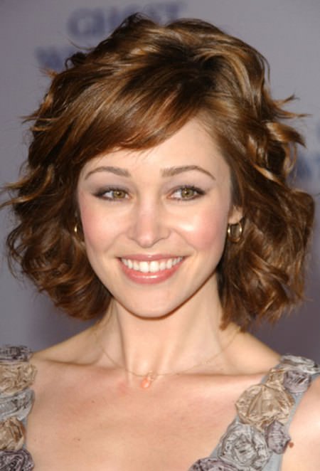 short and soft curls hairstyles for thick hair