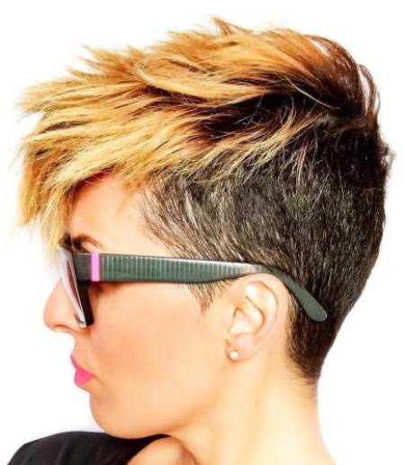 short blonde pixie haircuts for thick hair