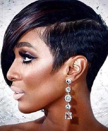 short hair with drama short hairstyles for black women
