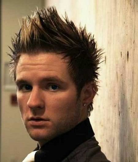 spiked faux hawk haircuts for men